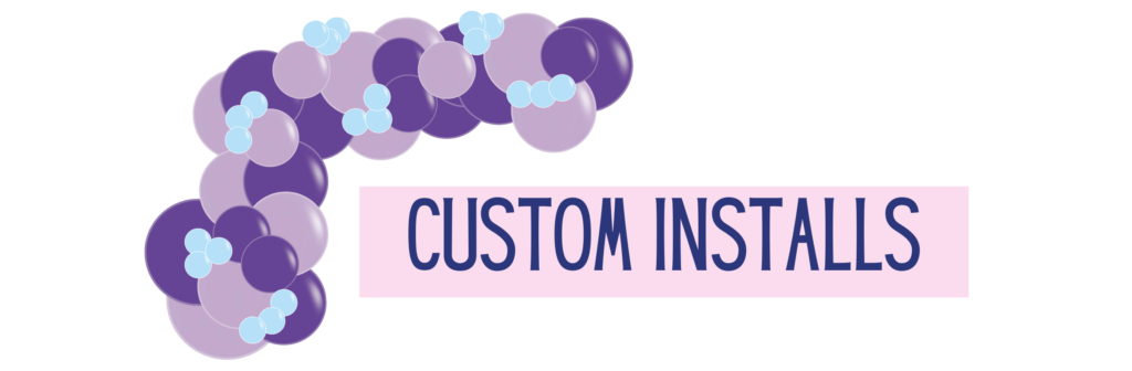 Custom Balloon Installations by The Lilac Balloon